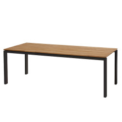 4 Seasons Outdoor | Tuintafel 220 x 95 cm Goa | Teak-Aluminium